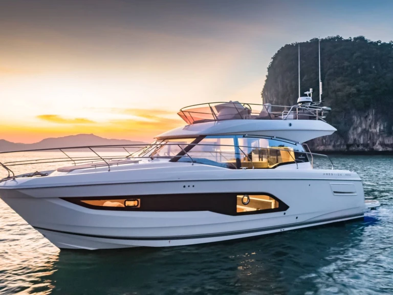 Rent a Jeanneau Prestige 420 Fly Ajaccio