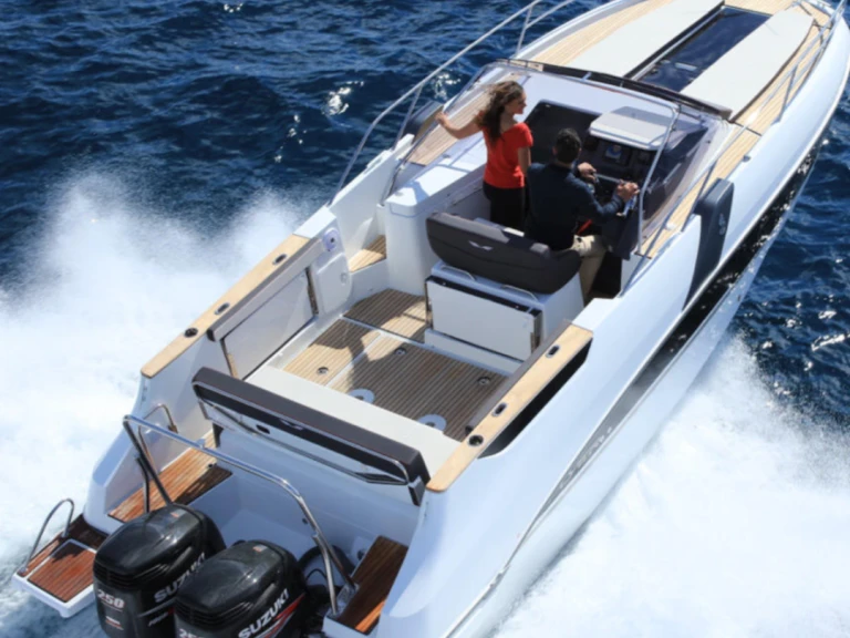 Bareboat Rental Motorboat Capoforte with a boat licence