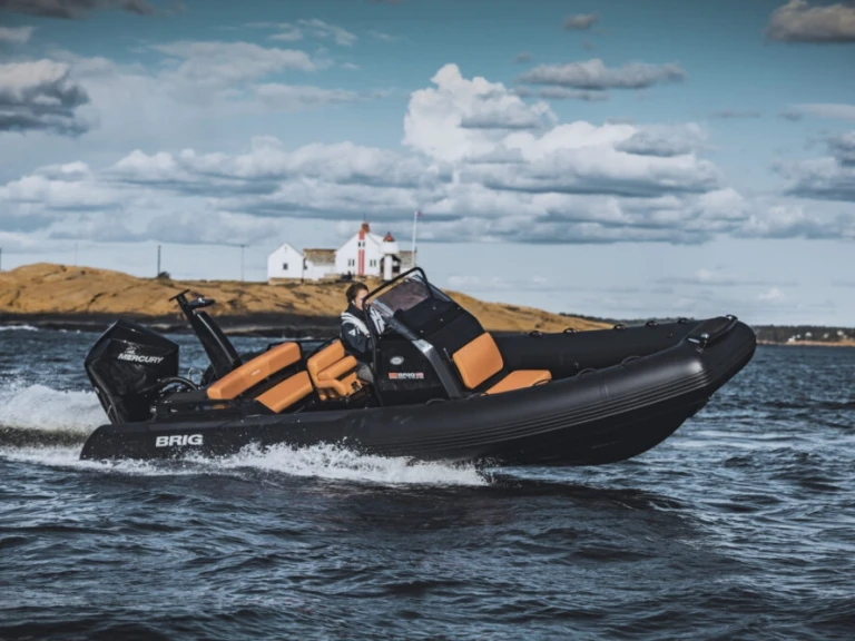Bareboat Rental RIB Brig with a boat licence