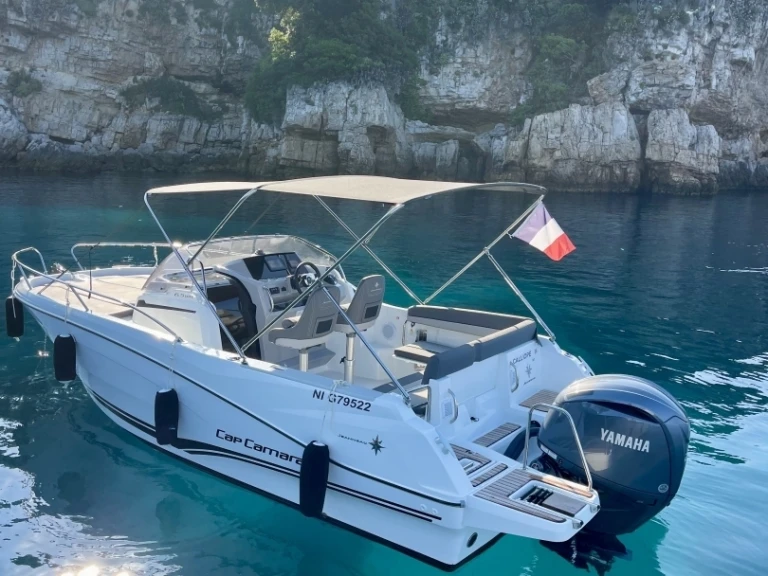 Jeanneau Cap Camarat 6.5 WA Serie 3 charter bareboat or captained in  Antibes