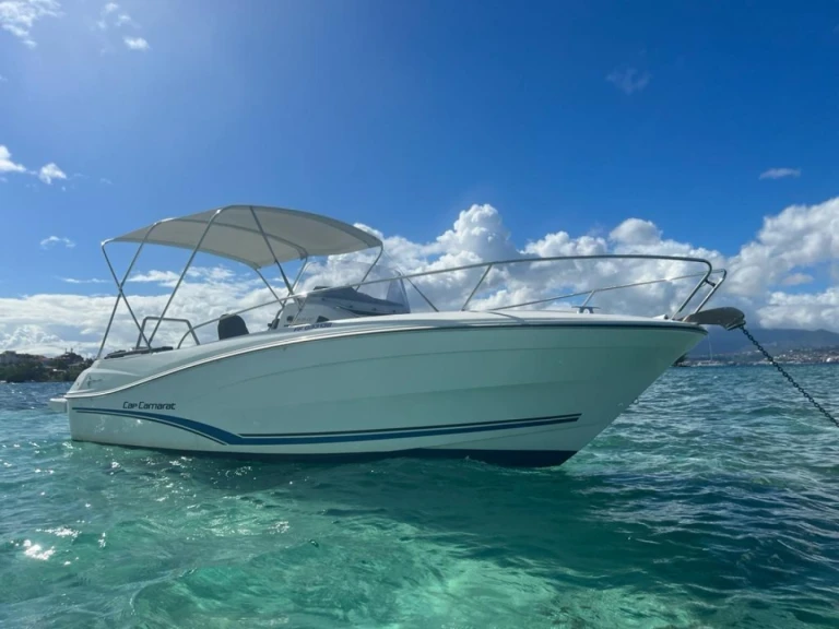 Jeanneau Cap Camarat 7.5 CC Serie 2 charter bareboat or captained in  Les Trois-Îlets
