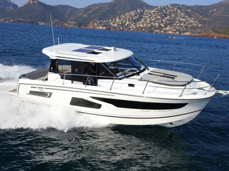 Jeanneau Merry Fisher 1095 charter bareboat or captained in  La Trinité-sur-Mer