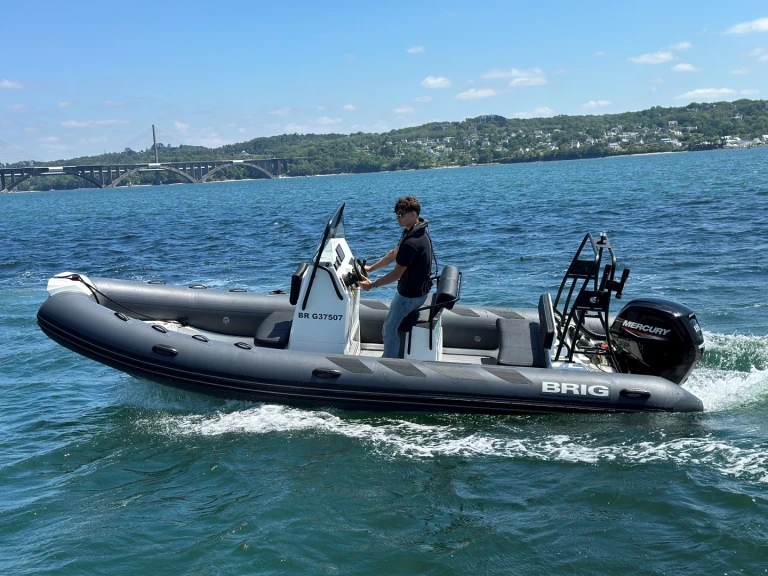 RIB rental in Brest - Brig Navigator 610