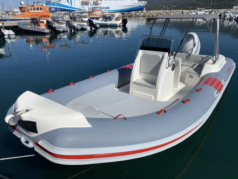 Bareboat Rental RIB Nautica Led with a boat licence