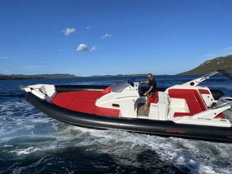 Bareboat Rental RIB Master with a boat licence