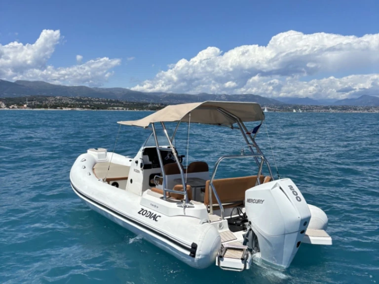 RIB rental with or without captain Zodiac Antibes