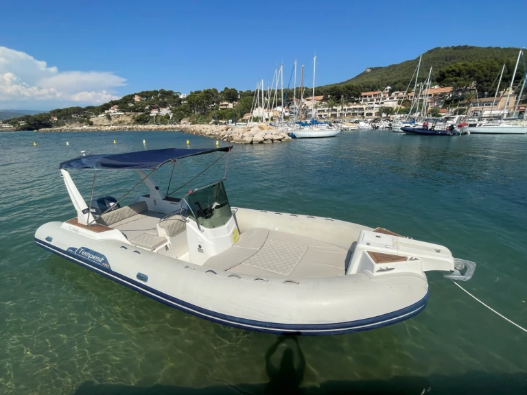 Capelli Tempest 770 charter bareboat or captained in  La Madrague