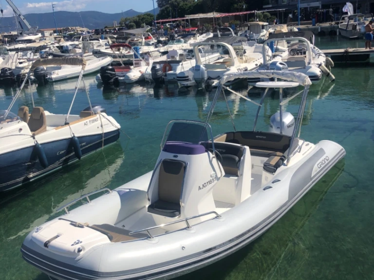 RIB rental in Porto Pollo - Grand Boats GRAND 650 GOLDEN LINE