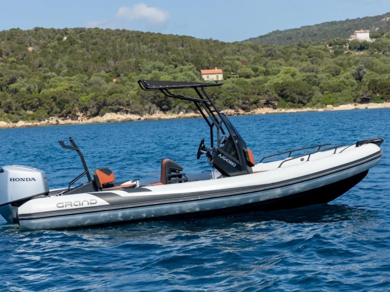 Bareboat Rental RIB Grand Boats with a boat licence