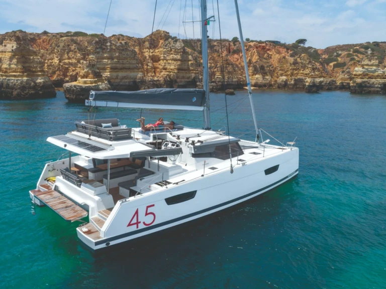 Catamaran rental with or without captain Fountaine Pajot Ajaccio