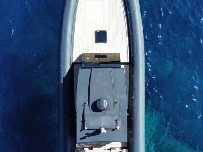 Bareboat Rental RIB Sea Water with a boat licence