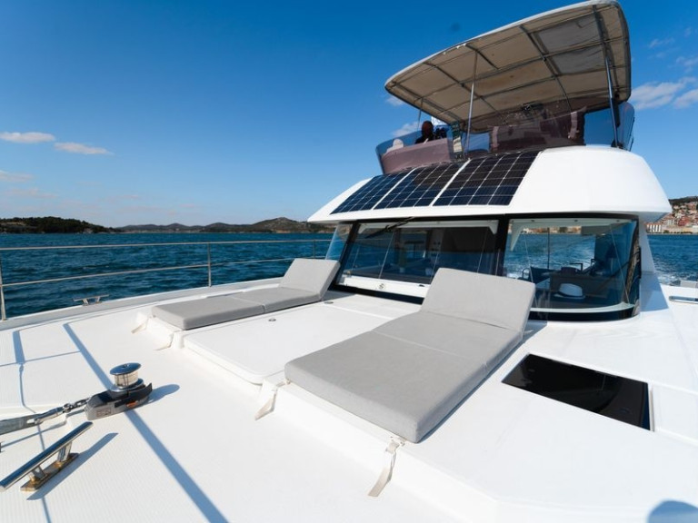 Bareboat Rental Catamaran Fountaine Pajot with a boat licence