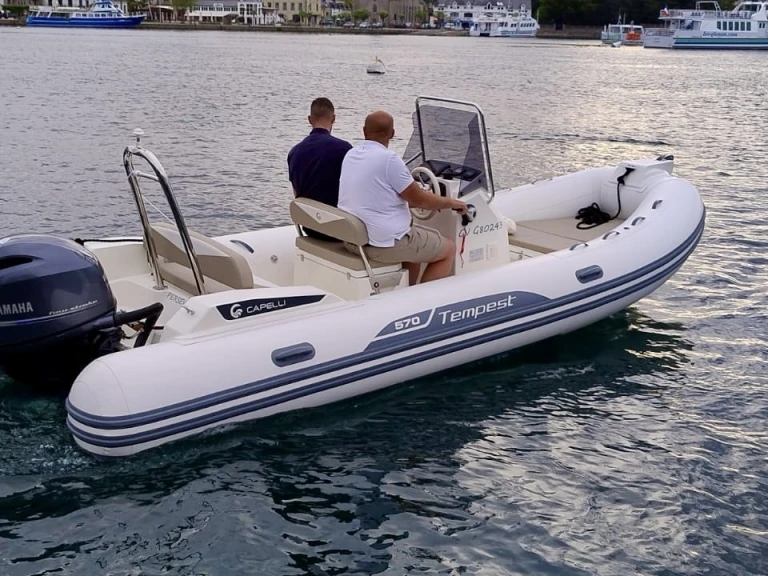Capelli Tempest 570 charter bareboat or captained in  Combrit