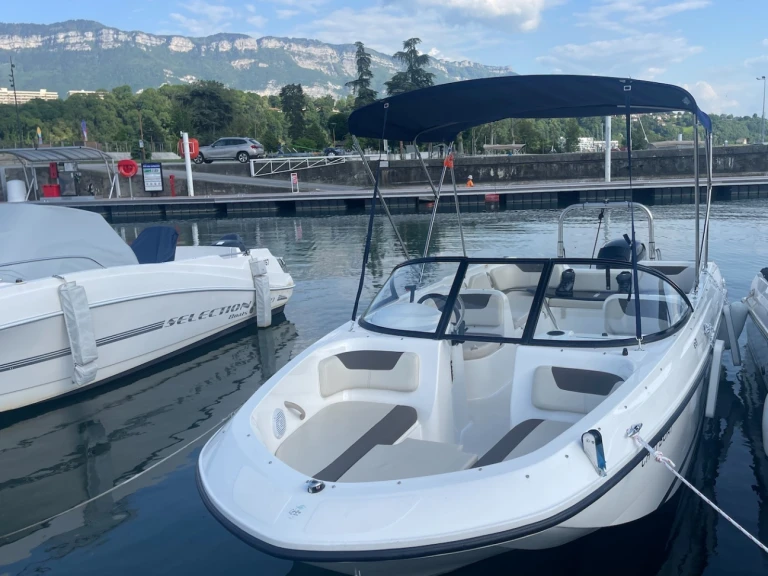 Bareboat Rental Motorboat Bayliner with a boat licence