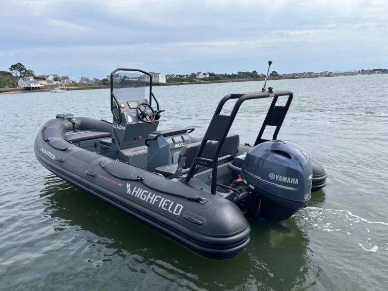 Bareboat Rental RIB Highfield with a boat licence