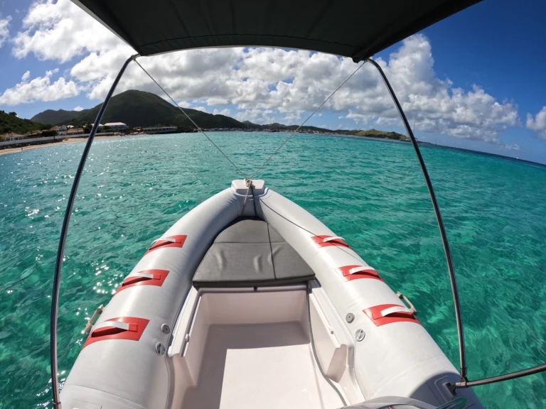 Bareboat Rental Motorboat Semi-Rigide with a boat licence