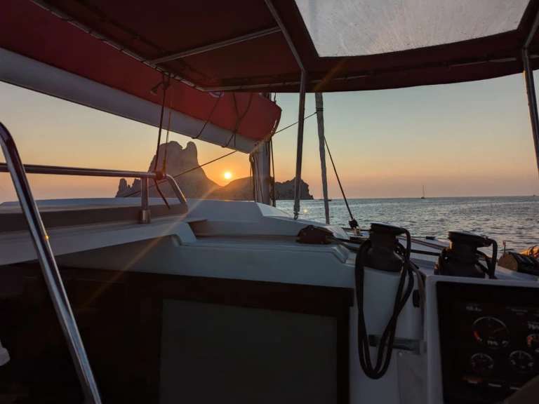 Fountaine Pajot Astrea 42 charter bareboat or captained in  Sant Antoni de Portmany