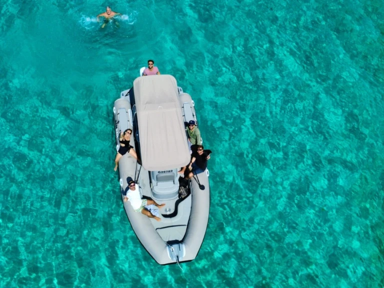3D Tender Lux 655 charter bareboat or captained in  Saint Martin