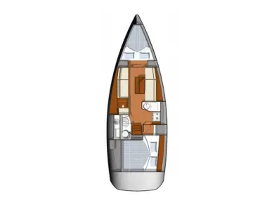 Sailboat rental with or without captain Jeanneau Split