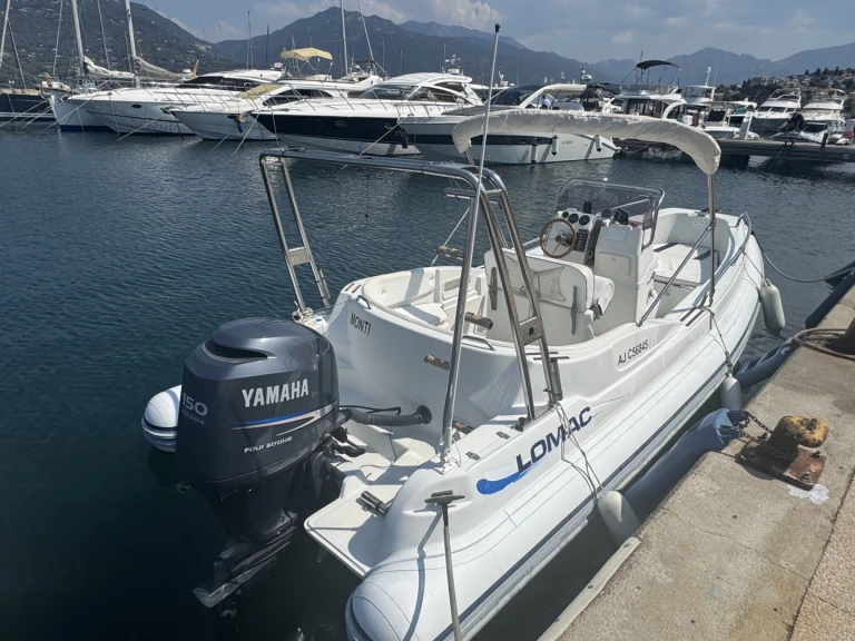 RIB rental with or without captain Lomac Propriano