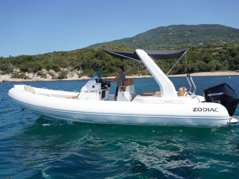 RIB rental with or without captain Zodiac Propriano