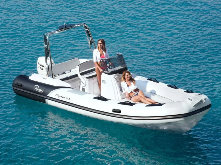Bareboat Rental RIB Ranieri with a boat licence