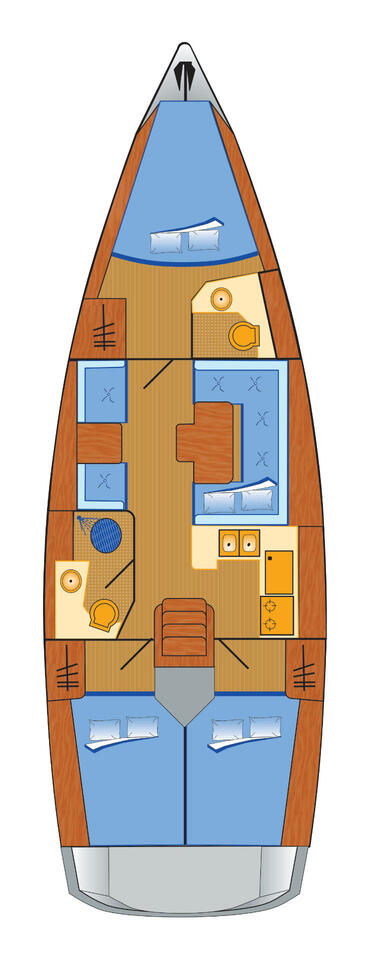 Bareboat Rental Sailboat Jeanneau with a boat licence