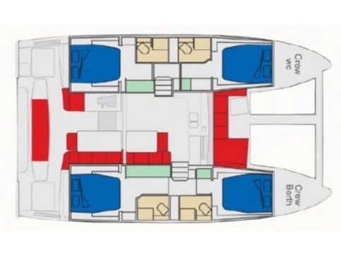 Yacht charter Salerno cheap Lagoon 43