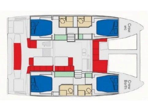 Yacht charter Salerno cheap Lagoon 43