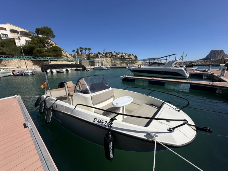 Motorboat rental with or without captain Quicksilver Calp / Calpe