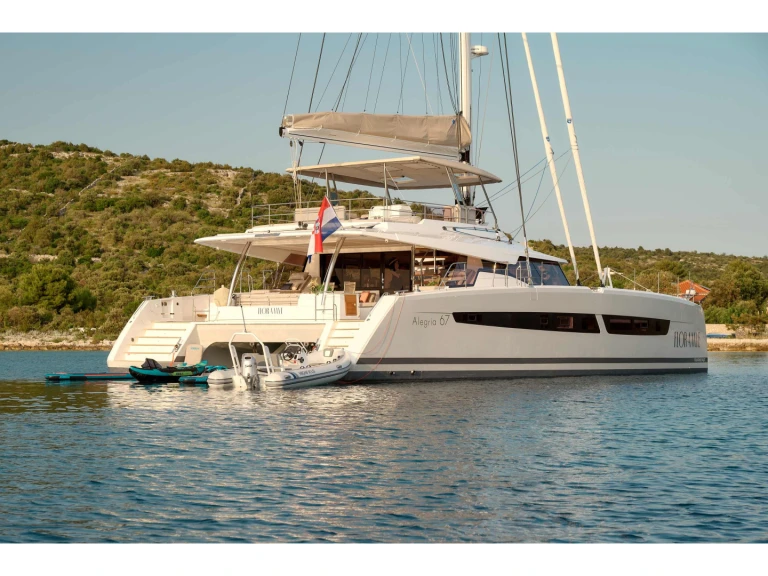 Fountaine Pajot Alegria 67 charter bareboat or captained in  Trogir