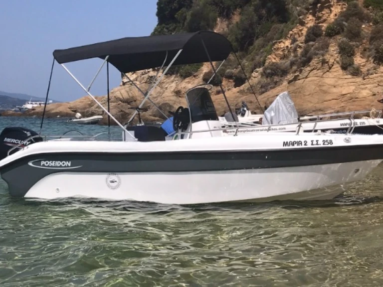 Motorboat rental with or without captain Poseidon Skiathos