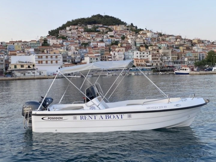 Bareboat Rental Motorboat Poseidon with a boat licence