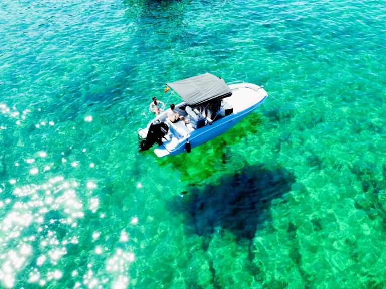 Yacht charter Fornells cheap Open 620