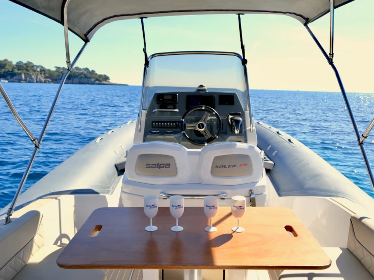 Salpa Salpa Soleil 26 charter bareboat or captained in  Juan-les-Pins