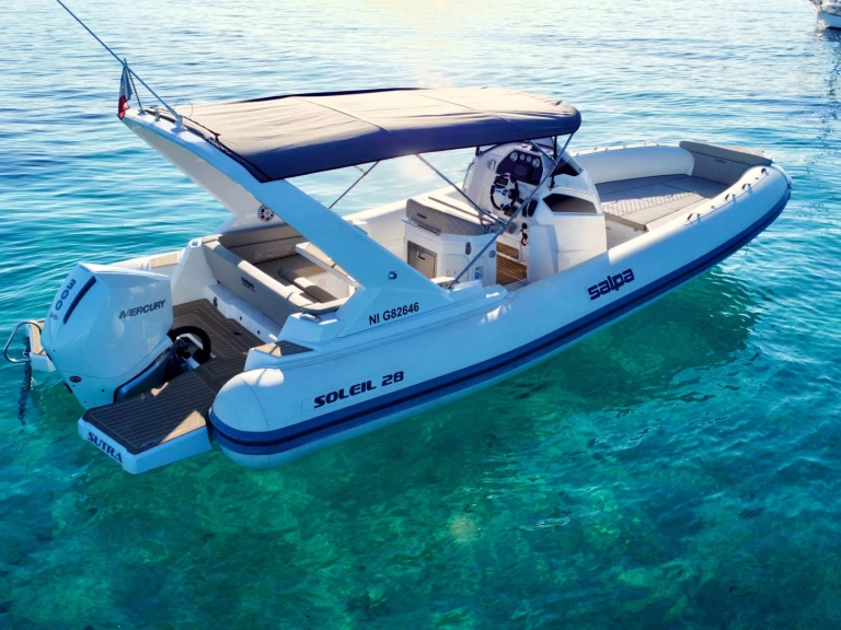 Salpa Salpa Soleil 28 charter bareboat or captained in  Juan-les-Pins