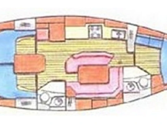 Sailboat rental with or without captain Jeanneau Ajaccio