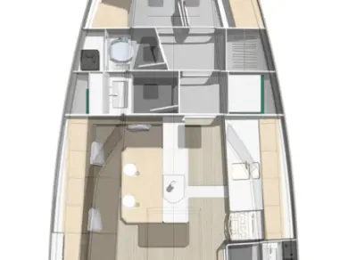 Bareboat Rental Sailboat Pogo Structures with a boat licence
