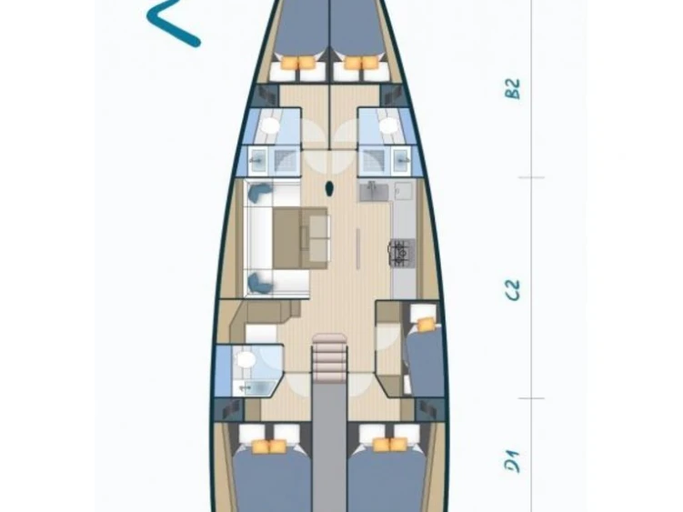 Sailboat for rent Kaštela at the best price