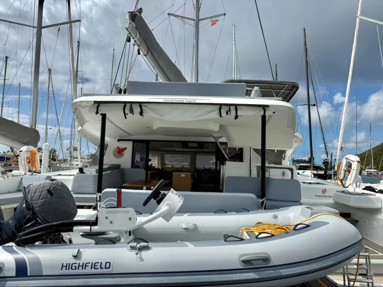 Bareboat Rental Catamaran Fountaine Pajot with a boat licence