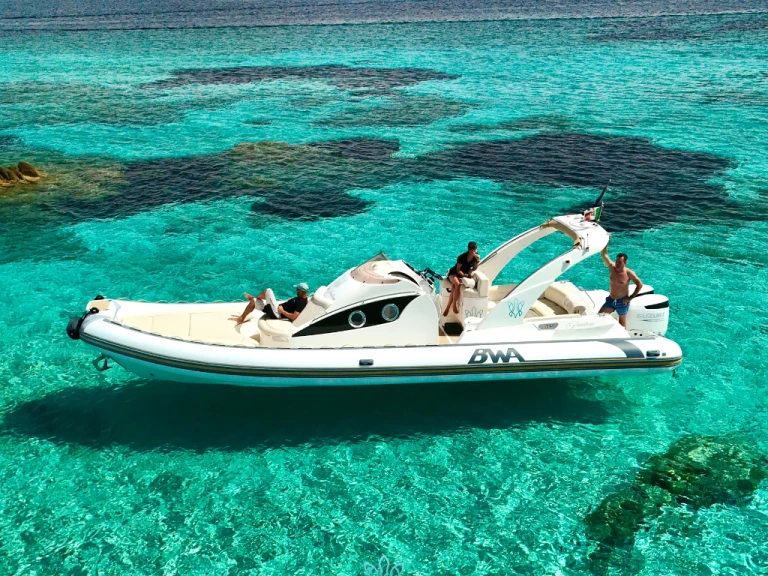 RIB rental with or without captain Bwa La Maddalena