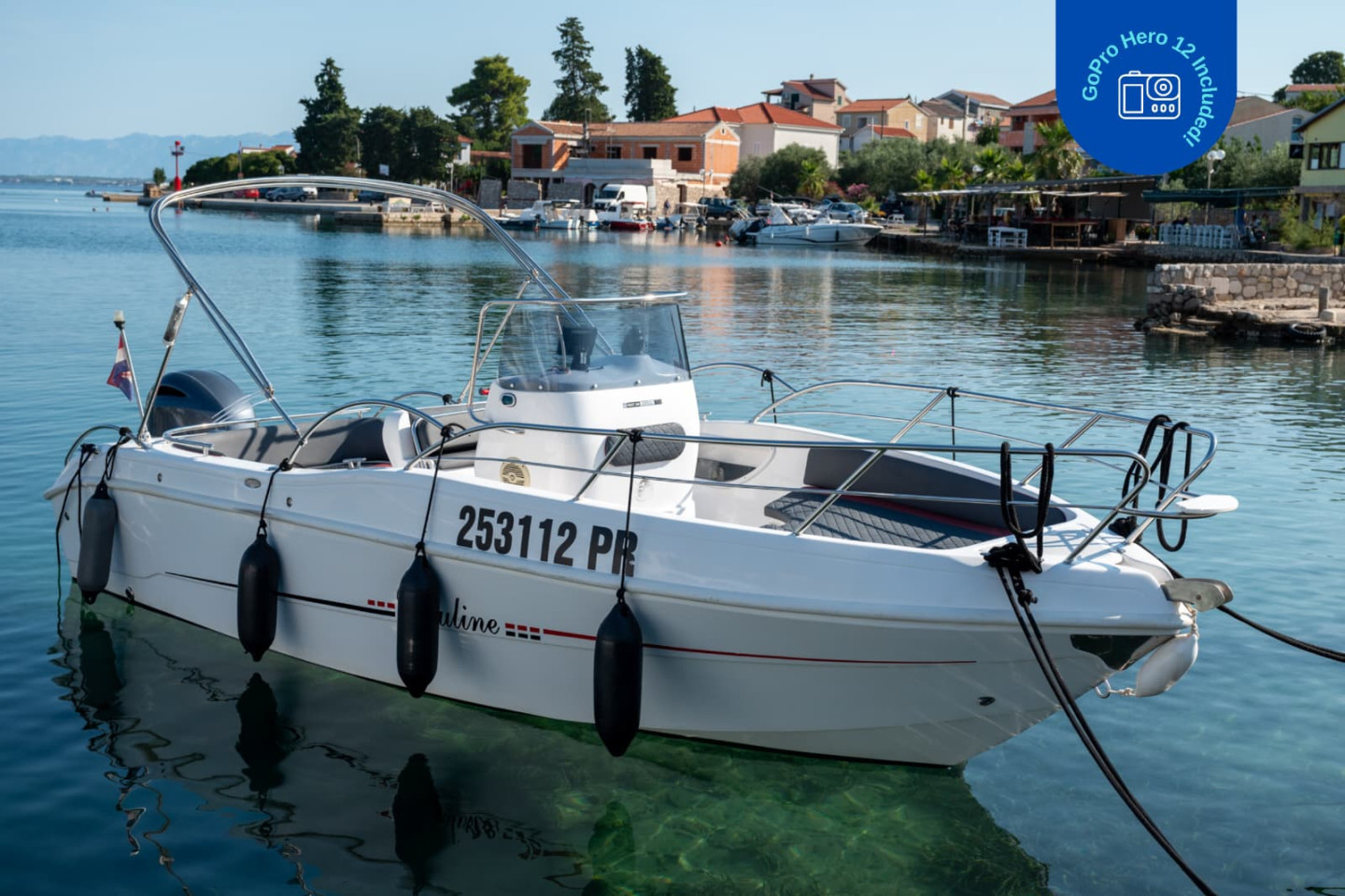 Rent a Motorboat Bluline 21 Ft Open in Lukoran (Blueline 21 Open