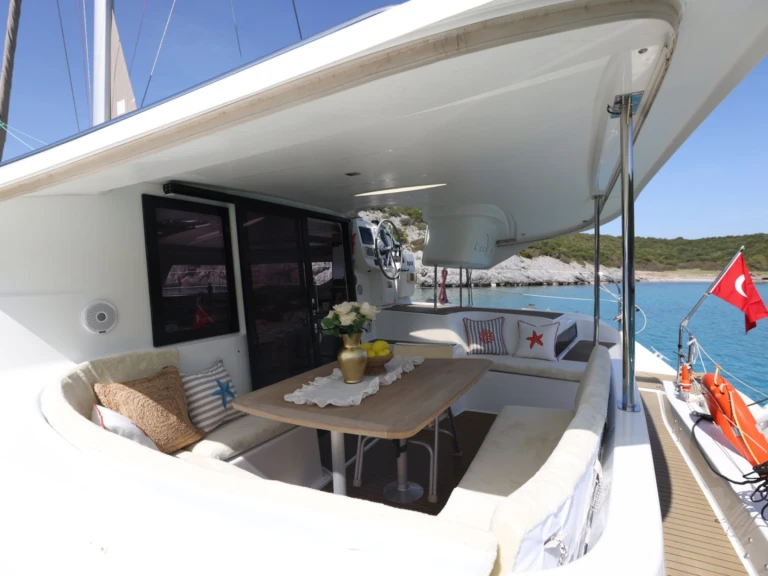 Catamaran rental with or without captain Fountaine Pajot Milta Bodrum marina