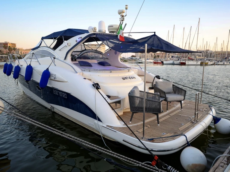 Azimut Atlantis 47 charter bareboat or captained in  Porto Siracusa