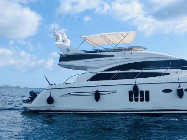 Luxury Yacht rental with or without captain Princess Portisco