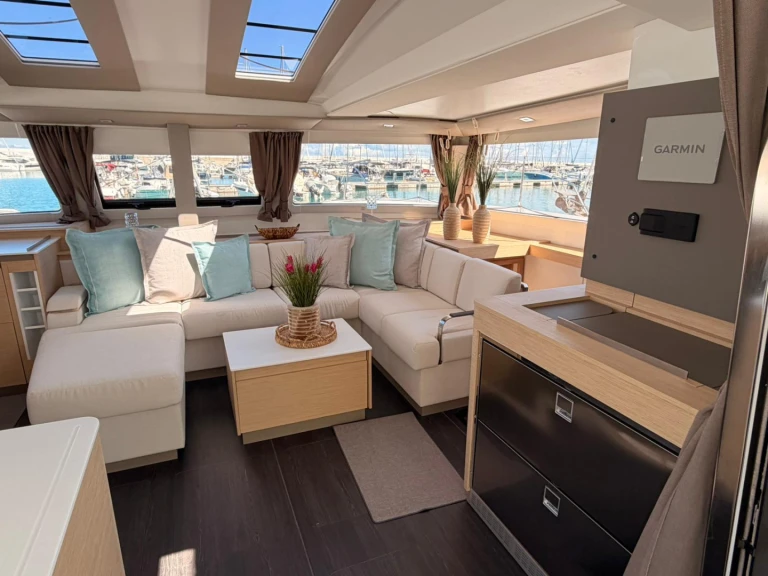 Fountaine Pajot Elba 45 charter bareboat or captained in  Capo d'Orlando
