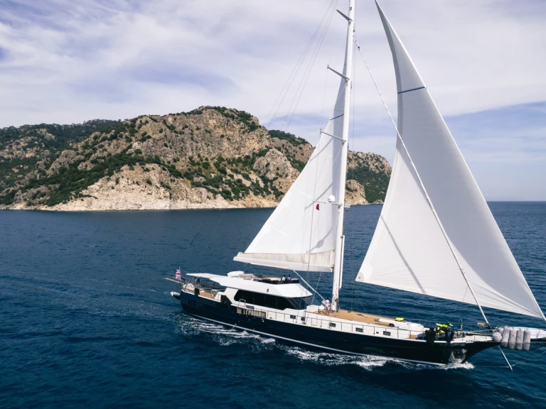 Bareboat Rental Sailboat Custom Made with a boat licence