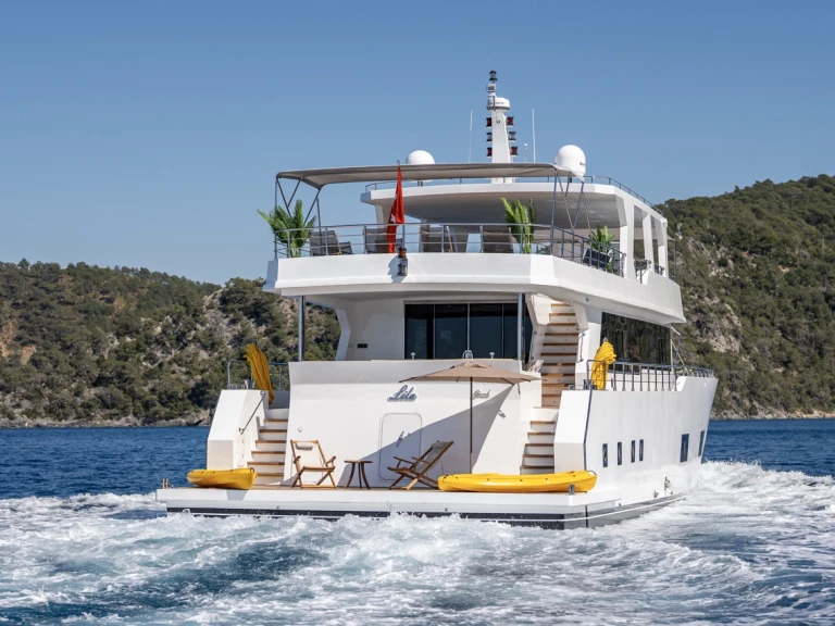 Custom Made Lila Trawler charter bareboat or captained in  Fethiye