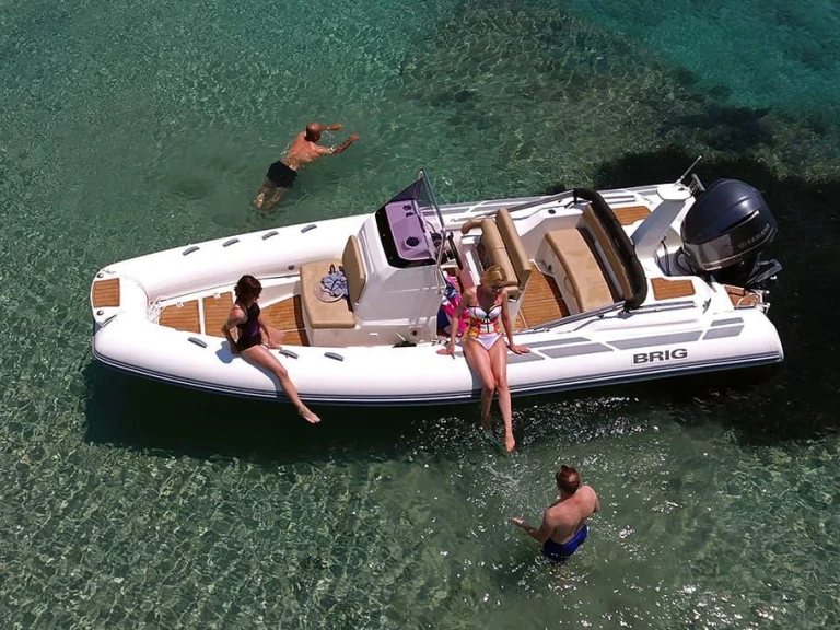 RIB rental with or without captain Brig Arzon