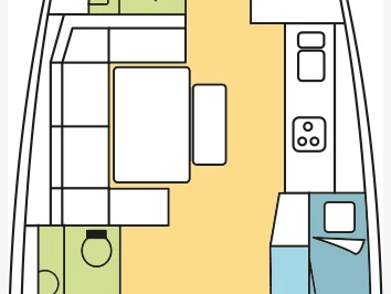 Sailboat rental in Olbia - Dufour Dufour 430 Grand Large